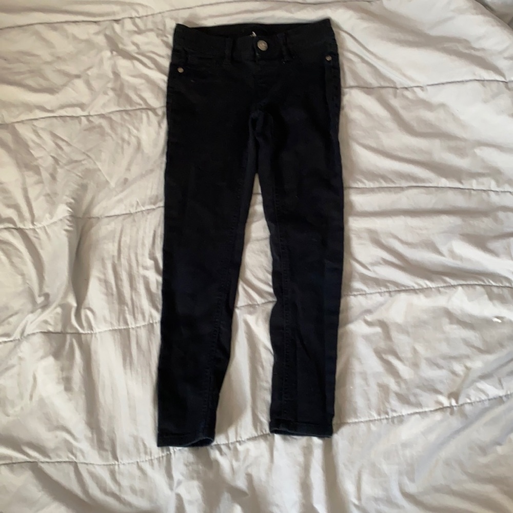 Like-New Justice Black Jeans Size 7-8 Girls
